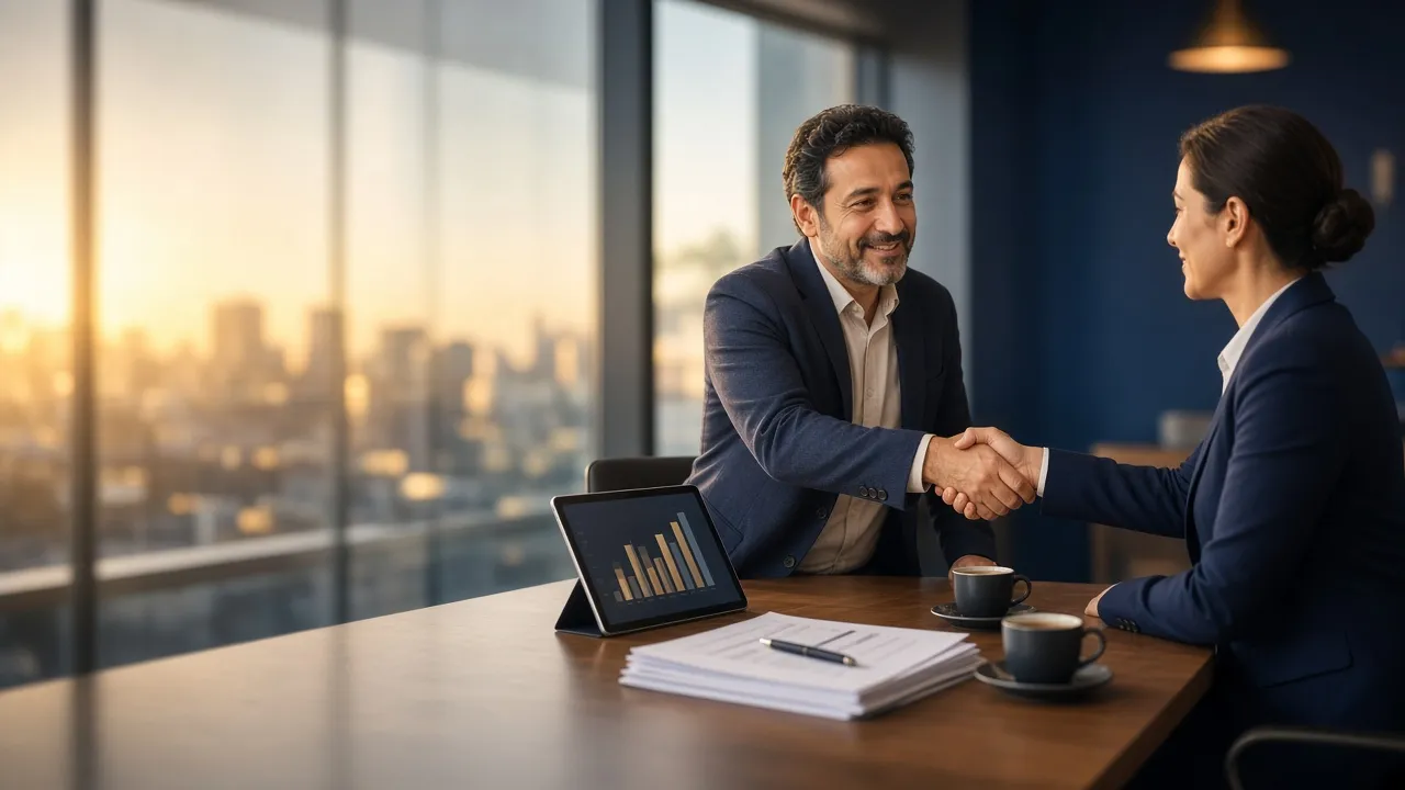 Ankara’da mali müşavir ile yeni mükellef, belgeler ve grafik eşliğinde ilk ay planını konuşuyor