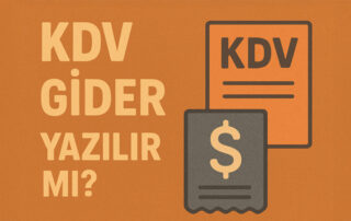 KDV Gider Yazılır Mı?