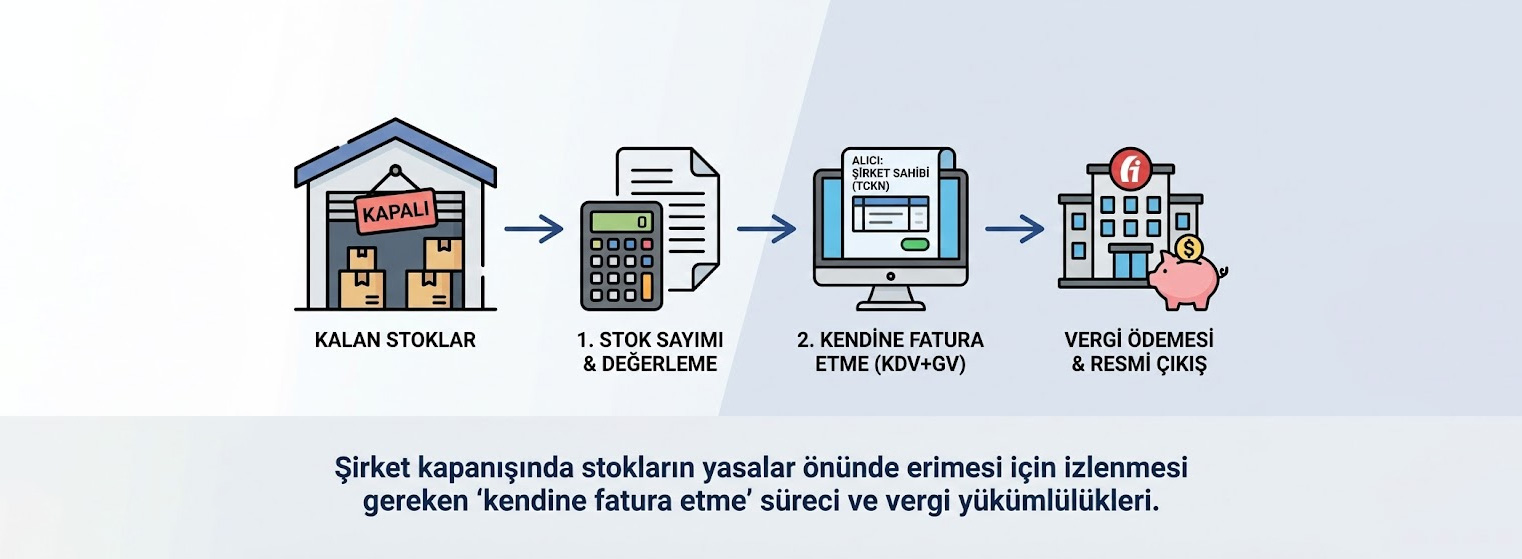 Şirket Kapanışında Stok Çıkışı